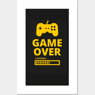 \game over Posters and Art